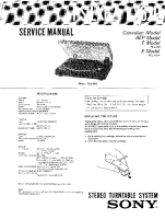Sony PS-LX62P - Service Manual